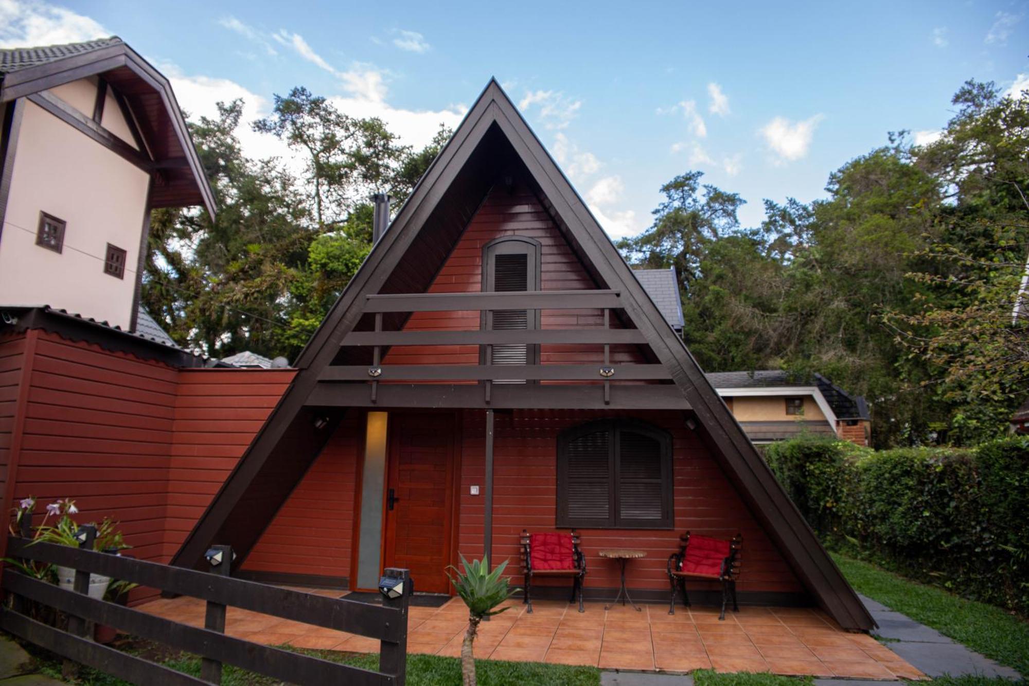 Chale Pinot Com Lareira Villa Campos do Jordao Luaran gambar